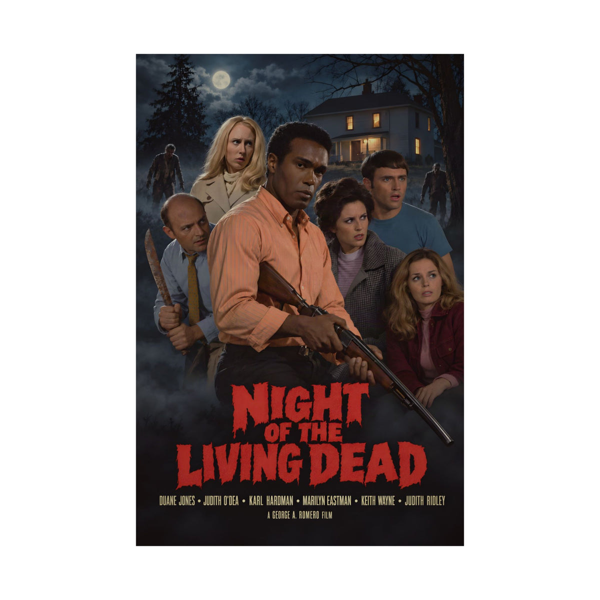 Night of the Living Dead Poster Print